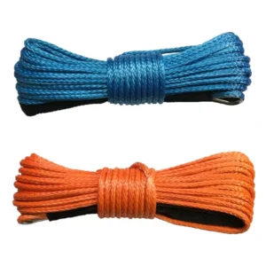 High Strength 12mm UHMWPE Fiber Braided Synthetic Towing Winch Rope