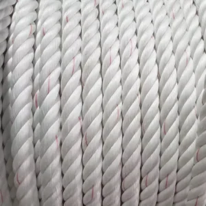 High Strength Marine Braided Rope 3 Strand Nylon Rope Polypropylene Polyester Nylon Material Twisted Mooring Packaging Rope