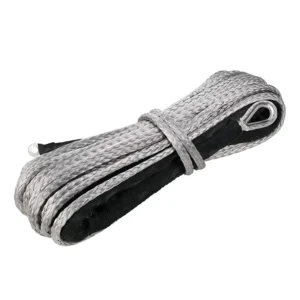 Hollow Braided Rope UHMWPE Synthetic Winch Rope Towing Winch Line for Cars Vehicle Recovery Marine Tow Rope