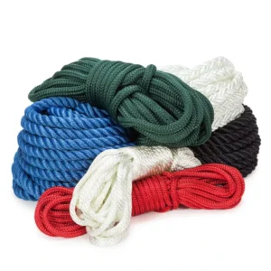 Marine Ship Mooring Polyester 3/4 Strand Twisted Braided Mooring Rope