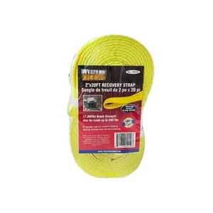 OEM 7 Tons 17000Ibs Recovery Car Tow Strap Car Towing Rope Yellow