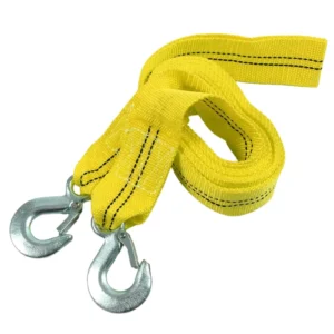 Off Road 4×4 Rescue 2 Inch 50mm 5 Tons High Tenacity Webbing with Safety Latch Forged Hooks Vehicle Recovery Tow Strap