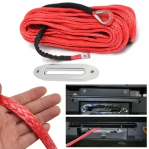 Off Road Vehicle Tow Rope Modified Nylon 10.5mm*25m Red Emergency Trailer Tool