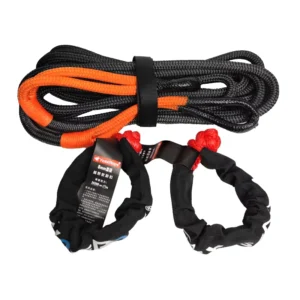 Off road Towing Rope 100% Nylon Fabric Recovery Kinetic Towing Rope 9m*13mm for 8 Ton Emergency Tools
