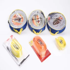 Polyester Car Tow Rope with 3000-5000kg Breaking Strength Yellow Orange Colors