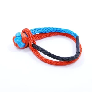 Polymer Recovery Rope Vehicle Off road Traction Winch Belt Braiding Tool Soft Shackle Rope