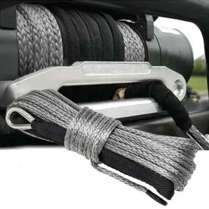 Professional 15m UHMWPE Synthetic Winch Rope Line 5 7mm UV Resistant Towing for Trailer ATV SUV Offroad Custom Cutting Service