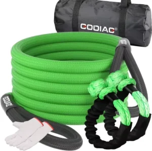 Tow Rope 9m X 2.5cm High Strength Weather Resistant Polyester Heavy Duty Steel Hooks Car Breakdown Recovery Off Road