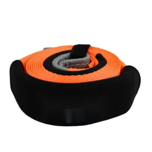Truck Recovery Rope 3Inch X 30Ft 30000 Lbs Break Strength Draw String Tow Strap for Vehicles Trailers Parts Accessories