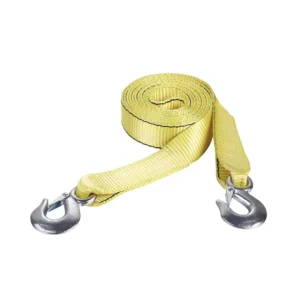 Two Hook Tow Strap Rope with Forged Hooks Heavy Duty Retractable Truck Emergency Tools for Boat and Car